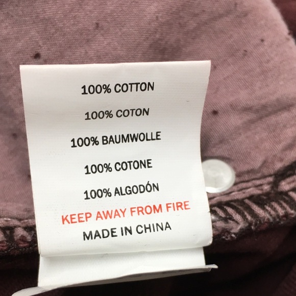 Alice & You Burgundy Destroyed High Rise Jeans 22 - Picture 10 of 11